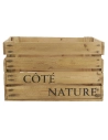 caisse bois cote nature l50 - aubry gaspard ld