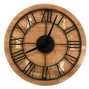 horloge bois recycle+met d45 - aubry gaspard ld