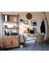 horloge bois recycle+met d45 - aubry gaspard ld