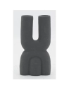 vase porcelaine noire h18 - aubry gaspard ld