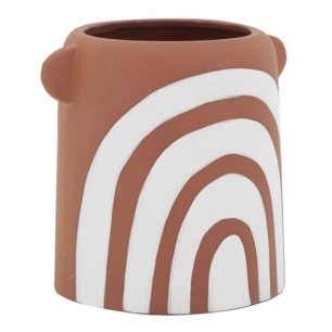 vase ceramique droit terra h18 - aubry gaspard ld