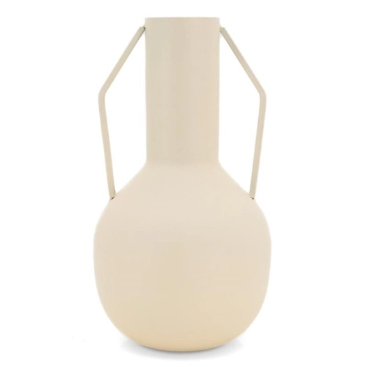 vase metal beige h20 - aubry gaspard ld