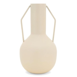 vase metal beige h20 - aubry gaspard ld
