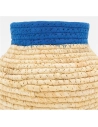 vase jonc nat+bleu h18 - aubry gaspard ld