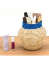 vase jonc nat+bleu h18 - aubry gaspard ld