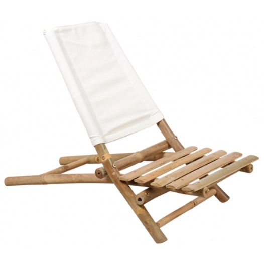 fauteuil bbou naturel coton - aubry gaspard ld