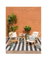 fauteuil bbou naturel coton - aubry gaspard ld