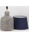 pied lampe jonc nat+bleu - aubry gaspard ld