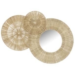 miroir jute 3disque l114 - aubry gaspard ld