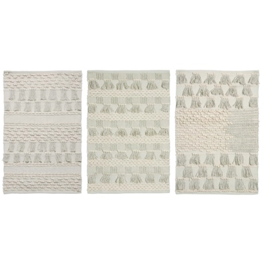 tapis coton boule nat.60x90 - aubry gaspard ld