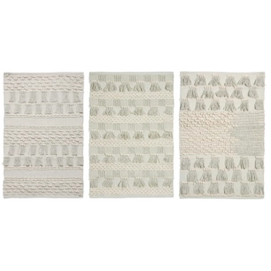 tapis coton boule nat.60x90 - aubry gaspard ld