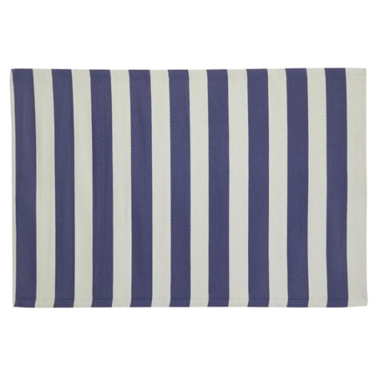 tapis ext.rayure bleu l180 - aubry gaspard ld