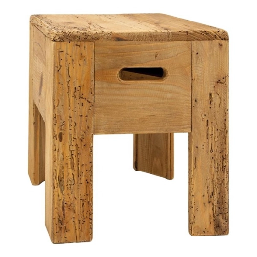 tabouret pin recylce h40 - aubry gaspard ld