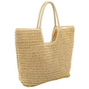 sac cabas tresse naturel l49 - aubry gaspard ld