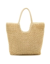 sac cabas tresse naturel l49 - aubry gaspard ld