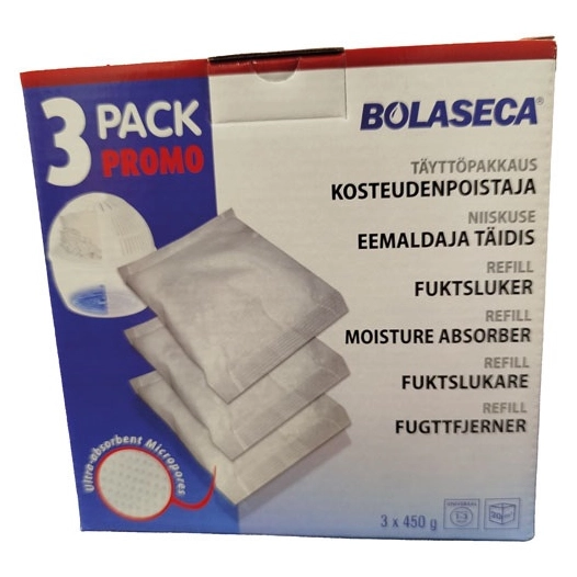 recharge sachet absorbeur humiditã© 450 g lot de 3 - bolaseca sa