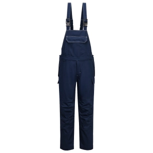 cotte à bretelles fr bizflame work cl2 - taille xxl - marine - portwest