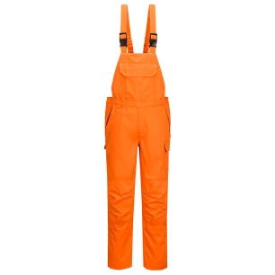 cotte à bretelles fr bizflame work cl2 - taille m - orange - portwest