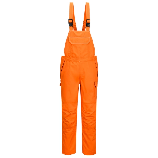 cotte à bretelles fr bizflame work cl2 - taille s - orange - portwest