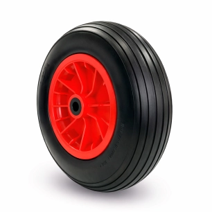 roue increvable, bande de roulement en polyuréthane expansé, charge maximale 70 kg, ø360 mm