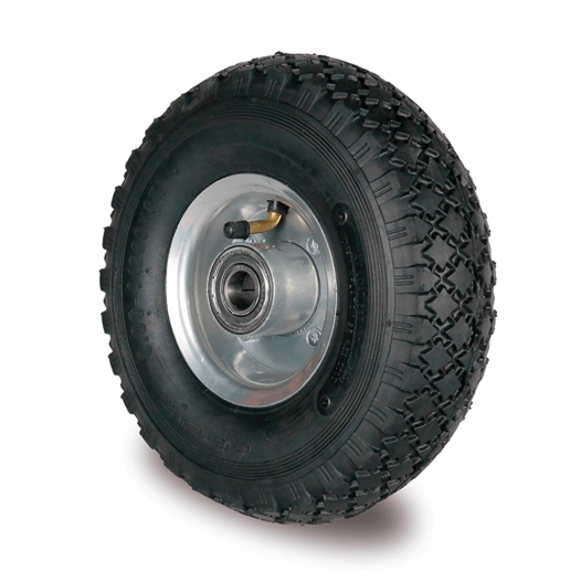 roue pneumatique, bande de roulement à 4 plis, charge maximale 175 kg, ø 260 mm
