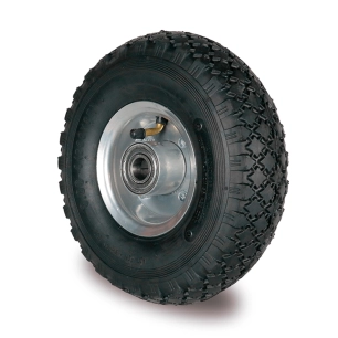 roue pneumatique, bande de roulement à 4 plis, charge maximale 175 kg, ø 260 mm