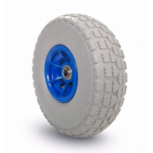 roue increvable, bande de roulement en polyuréthane expansé, grise, charge maximale 60 kg, ø 260 mm