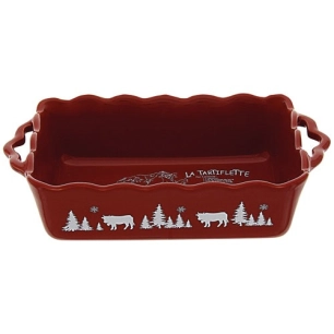 plat rect 27,1x15,4x6,6 rouge la tartiflette - grestel