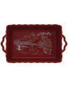 plat rect 39,9x22,9x8,4 rouge la tartiflette - grestel