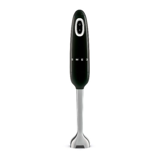 mixeur plongeant - 700 w - flowblend - vitesse variable - turbo - hachoir - noir - smeg pem