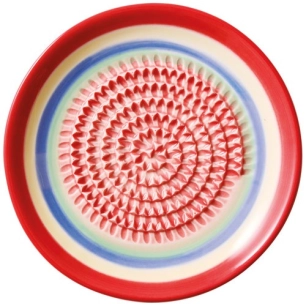 assiette rape grattoir rosso 12cm porcelaine emaillee - kuchenprofi gmbh