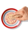 assiette rape grattoir rosso 12cm porcelaine emaillee - kuchenprofi gmbh