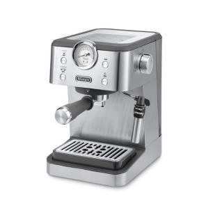 expresso automatique - 1 325 w - 15 bars - rã©servoir 1,5 l - espresso x1/x2 - buse 360â° - inox/noir - delonghi pem