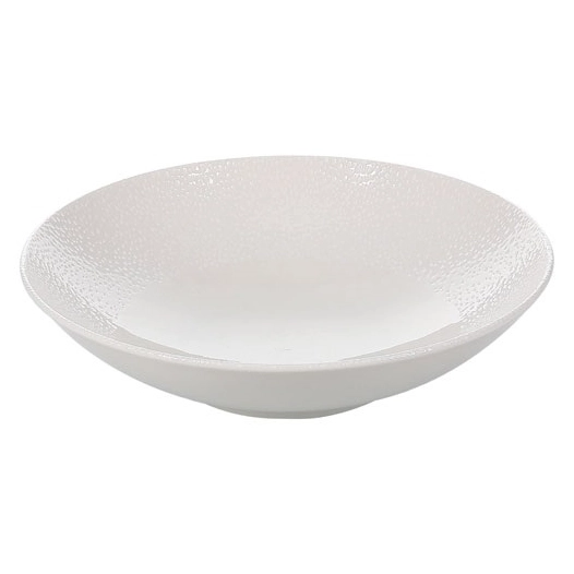 assiette creuse 21xh5cm blanc astro - fine dining living