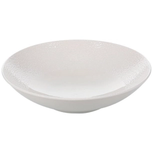 assiette creuse 21xh5cm blanc astro - fine dining living