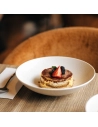 assiette creuse 21xh5cm blanc astro - fine dining living