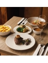 assiette creuse 21xh5cm blanc astro - fine dining living