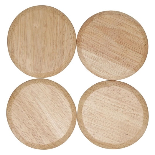 sous-verre 12x11,5cm bois essenza - set/4 - fine dining living
