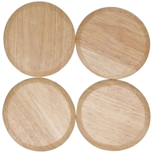 sous-verre 12x11,5cm bois essenza - set/4 - fine dining living