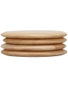 sous-verre 12x11,5cm bois essenza - set/4 - fine dining living