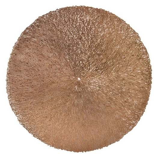 set de table 38cm cuivre vene - fine dining living