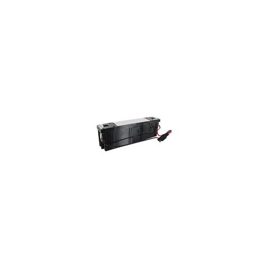 batterie motoculture 12v, 2,5a adaptable pour briggs & stratton et gates. l: 225, l: 52mm, h: 76mm. connexion spéciale. remplace