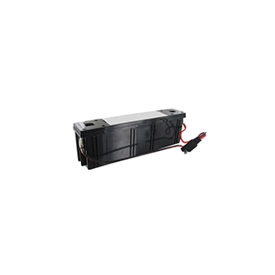 batterie motoculture 12v, 2,5a adaptable pour briggs & stratton et gates. l: 225, l: 52mm, h: 76mm. connexion spéciale. remplace