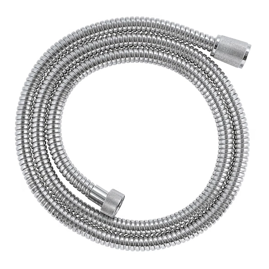 flexible de douche vitalioflex en métal chromé, 1,50 m