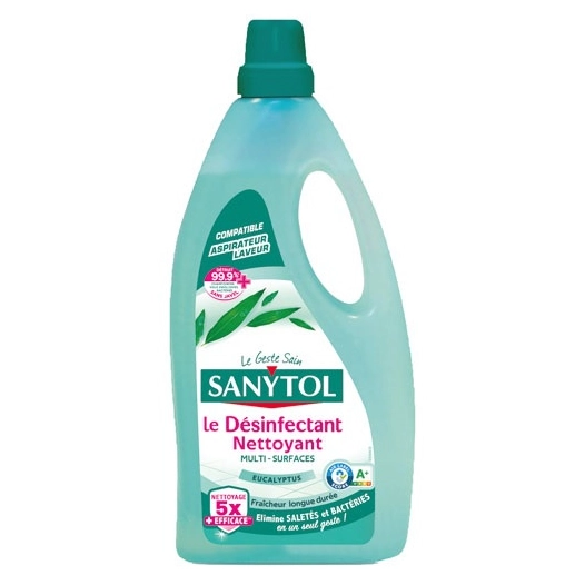 dã©sinfectant multiusages eucalyptus air label 1l - ideal