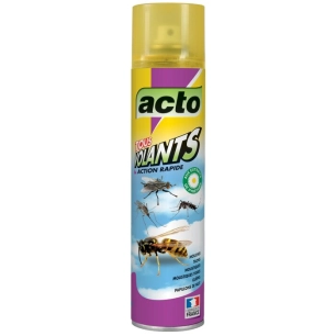 Aérosol Acto Pyrèthre Volants Insecticide naturel rapide contre insectes volants - Acto