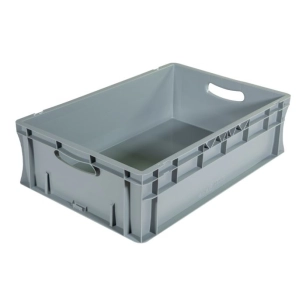 Bac Palettisable 64L Gris Stockage Robuste Empilable - Allibert