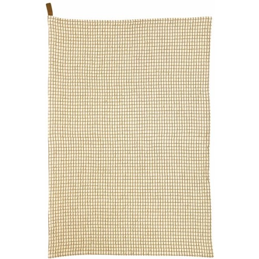 torchon na bicolore mumba tabac naturel 50x70 - sde ld