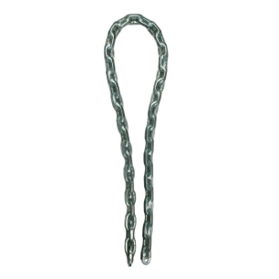 case-hardened steel chain with vinyl coating, ø8 mm x 1 m
