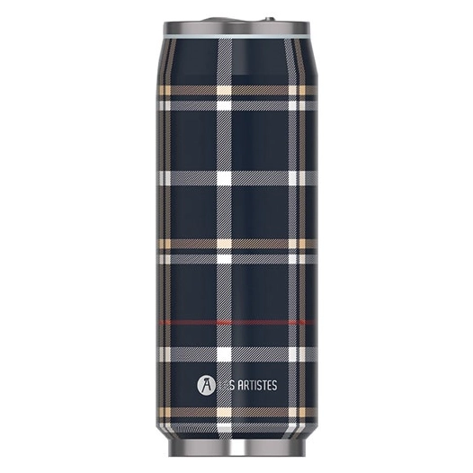 canette / can tartan p. 500ml/16,5fl.oz - les artistes maxili